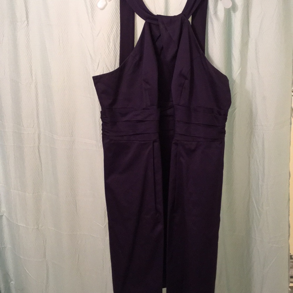 Halter Top Plus Size Bridesmaid Dress